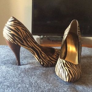 Nine West Zebra Heels, 10.5